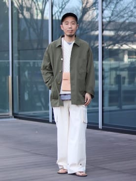 「BEAMS LIGHTS（ビームスライツ）のアイテム（ジャケット/アウター）」を使った、BEAMS LIGHTS Mensさん（メンズ・176cm）の冬コーディネート
