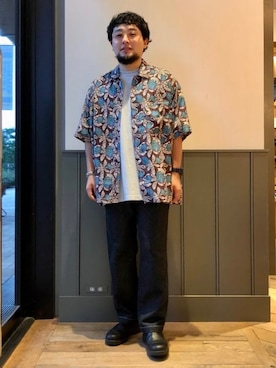 BEAMS LIGHTS Mensさん（メンズ・169cm）の夏コーディネート