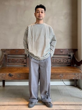 「orcival」｜「アイテム（アクセサリー）」を使った、BEAMS LIGHTS Mensさん（メンズ・171cm）の春コーディネート