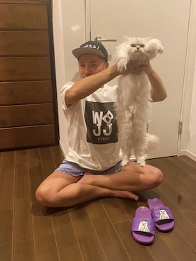 「RIPNDIP（リップンディップ）のアイテム」を使った、WBJJ&ワカヤキモノさん（メンズ・172cm）の秋コーディネート