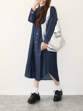 「アイテム（その他シューズ）」を使った、canさん（レディース・156cm）の秋コーディネート