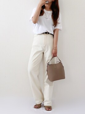 「OLUPIC（オルピック）のアイテム」を使った、canさん（レディース・156cm）の夏コーディネート