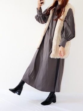 「#今日のコーデ」｜「アイテム（その他）」を使った、canさん（レディース・156cm）の秋コーディネート