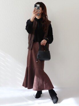 canさん（レディース・156cm）の冬コーディネート