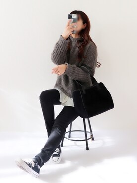 「WYTHE（ワイス）のアイテム」を使った、canさん（レディース・156cm）の冬コーディネート