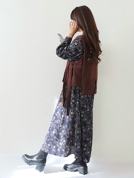 canさん（レディース・156cm）の冬コーディネート