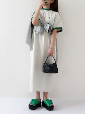 「厚底」｜「アイテム（その他）」を使った、canさん（レディース・156cm）の春コーディネート