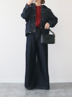 「アイテム（ジャケット/アウター）」を使った、canさん（レディース・156cm）の秋コーディネート