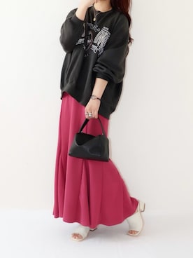 「マーメイド」｜「アイテム（その他）」を使った、canさん（レディース・156cm）の春コーディネート