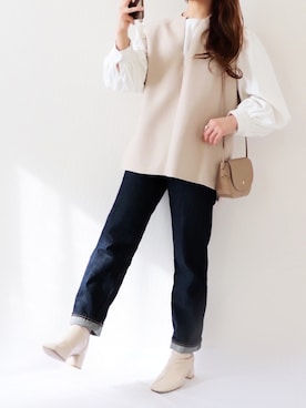 「ciite'（シーテ）のアイテム（リング）」を使った、canさん（レディース・156cm）の冬コーディネート