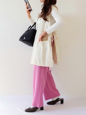 canさん（レディース・156cm）の春コーディネート