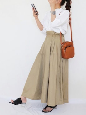 「Ein（アイン）のアイテム」を使った、canさん（レディース・156cm）の夏コーディネート