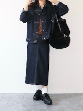 「アイテム（その他）」を使った、canさん（レディース・156cm）の秋コーディネート