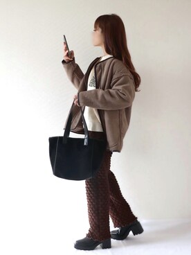 canさん（レディース・156cm）の秋コーディネート
