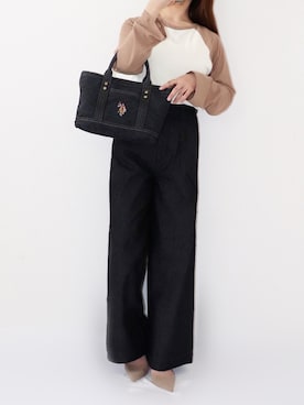 「CLEA（クレア）のアイテム（アクセサリー）」を使った、canさん（レディース・156cm）の春コーディネート