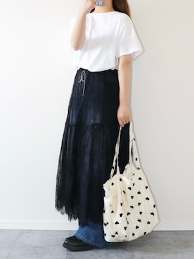 「florist（フローリスト）のアイテム」を使った、canさん（レディース・156cm）の春コーディネート