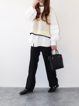 「Fabby fabby（ファビィーファビィー）のアイテム」を使った、canさん（レディース・156cm）の冬コーディネート