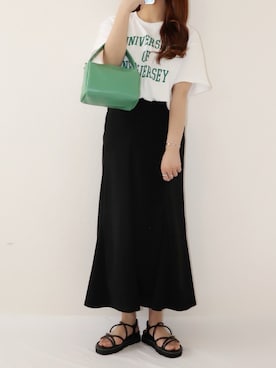 「ごきげんウィーク」｜「アイテム（ハンドバッグ）」を使った、canさん（レディース・156cm）の春コーディネート