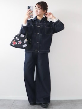 「BONLECILL（ボンルシール）のアイテム」を使った、canさん（レディース・156cm）の春コーディネート