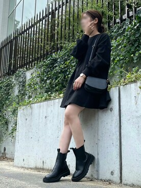 Zozo限定 裏起毛マーメイドミニワンピースを使った人気ファッションコーディネート Wear