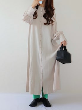 「SUGAR BISKET（シュガービスケット）のアイテム（ワンピース/ドレス）」を使った、canさん（レディース・156cm）の春コーディネート