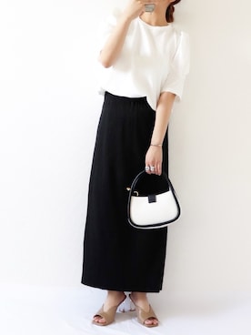 「OLUPIC（オルピック）のアイテム」を使った、canさん（レディース・156cm）の夏コーディネート