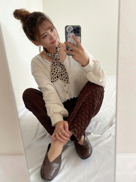 「AmbreNeige」｜「アイテム（その他）」を使った、canさん（レディース・156cm）の秋コーディネート