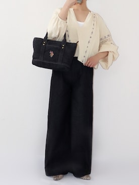 「CLEA（クレア）のアイテム（アクセサリー）」を使った、canさん（レディース・156cm）の春コーディネート