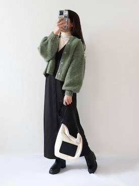 canさん（レディース・156cm）の冬コーディネート