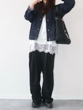 「pocket（ポケット）のアイテム」を使った、canさん（レディース・156cm）の春コーディネート