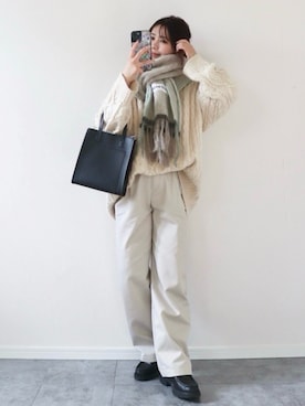 「Acne Studios（アクネストゥディオズ）のアイテム」を使った、canさん（レディース・156cm）の冬コーディネート