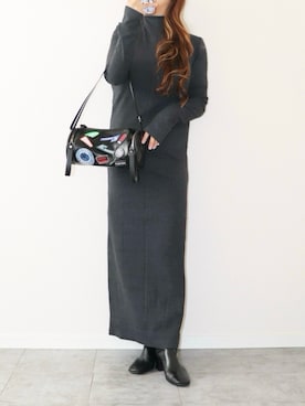 「アイテム（その他）」を使った、canさん（レディース・156cm）の秋コーディネート