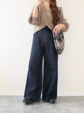 「アイテム（その他）」を使った、canさん（レディース・156cm）の冬コーディネート