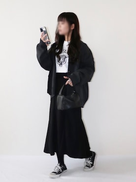 「Like Us（ライクアス）のアイテム」を使った、canさん（レディース・156cm）の冬コーディネート