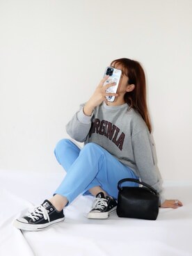 「rectangle by ryon（レクタングルバイリョン）のアイテム（トップス）」を使った、canさん（レディース・156cm）の秋コーディネート