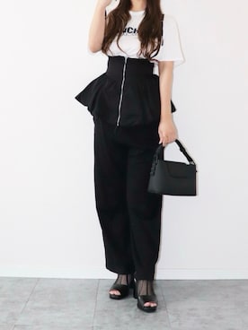 「アイテム（サンダル）」を使った、canさん（レディース・156cm）の秋コーディネート