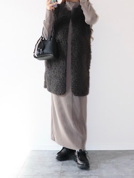 「アイテム（その他）」を使った、canさん（レディース・156cm）の秋コーディネート