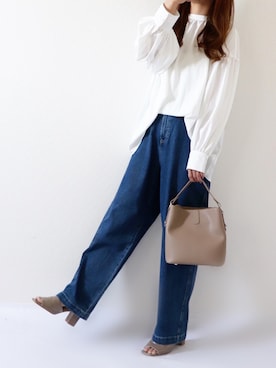 「CLEA（クレア）のアイテム（ハンドバッグ）」を使った、canさん（レディース・156cm）の春コーディネート