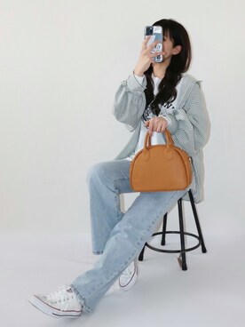 「M2SUQARED（エムツースクエア）のアイテム」を使った、canさん（レディース・156cm）の冬コーディネート