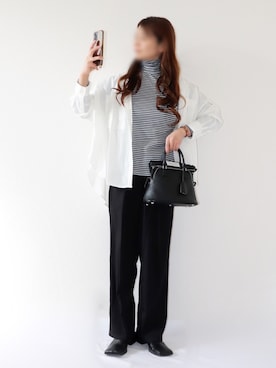 「M2SUQARED（エムツースクエア）のアイテム」を使った、canさん（レディース・156cm）の冬コーディネート