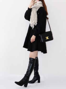 「ciite'（シーテ）のアイテム（リング）」を使った、canさん（レディース・156cm）の冬コーディネート