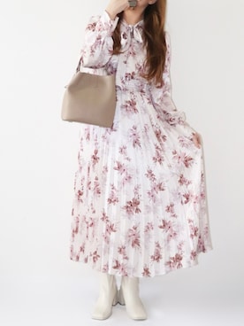 「AS KNOW AS plus（アズノゥアズプラス）のアイテム（ブーツ）」を使った、canさん（レディース・156cm）の冬コーディネート