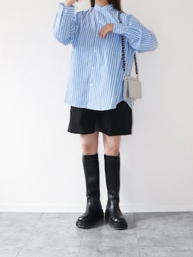 「Fabby fabby（ファビィーファビィー）のアイテム」を使った、canさん（レディース・156cm）の春コーディネート