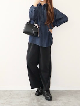 「アイテム（その他シューズ）」を使った、canさん（レディース・156cm）の秋コーディネート
