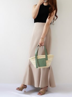 「OLUPIC（オルピック）のアイテム」を使った、canさん（レディース・156cm）の夏コーディネート