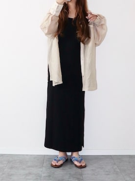 「ママコーデ」｜canさん（レディース・156cm）の夏コーディネート