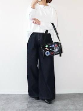 「アイテム（その他）」を使った、canさん（レディース・156cm）の秋コーディネート