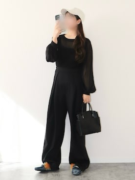 「アイテム（その他）」を使った、canさん（レディース・156cm）の秋コーディネート