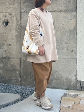 「Steven Alan（スティーブンアラン）のアイテム」を使った、まむ𓊆時々、ムスメ𓊇さん（骨格ウェーブ・レディース・152cm）の秋コーディネート