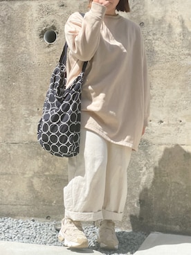 「ゴーシュ（ゴーシュ）のアイテム」を使った、まむ𓊆時々、ムスメ𓊇さん（レディース・152cm）の春コーディネート